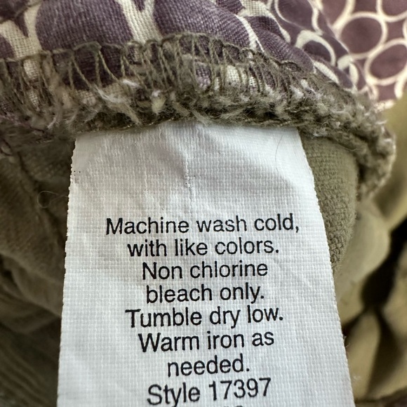 J. Crew Olive Green Matchstick Women Corduroy Pants - Picture 4 of 4